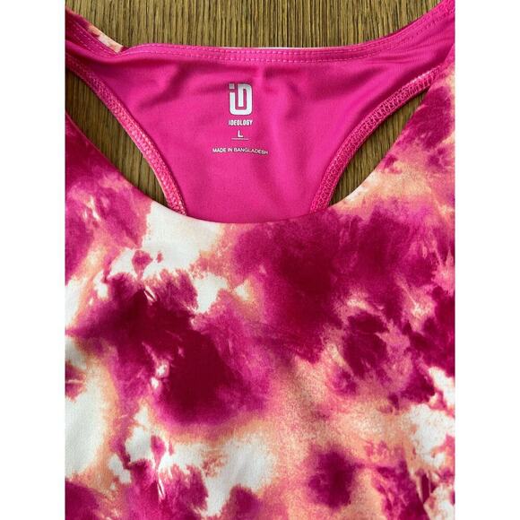 Ideology Macy’s TWO-PIECE girls set. Tie dye. Pink. New with tags. Size L or 12 - Picture 5 of 8